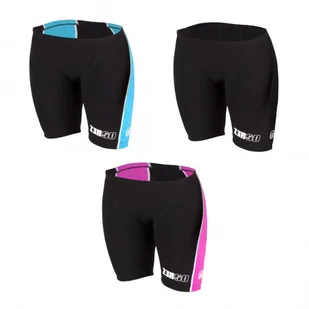 ZEROD Spodenki triathlonowe iShorts Damskie Czarno-Różowe - Bielizna sportowa damska - miniaturka - grafika 4
