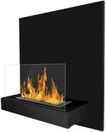 Wkłady kominkowe - Ecofire wiszący 450x470 BOARD Czarny - miniaturka - grafika 1