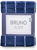 Koce - Essex KOC BRUNO 150X200 CM GRANATOWY zakupy dla domu i biura 40872NIEC1520 - miniaturka - grafika 1