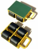 Inne urządzenia budowlane - Polska 122 12235591 wózek stały 4 rolkowy 4K, rolki: 4x stal (nośność: 8 T) - miniaturka - grafika 1