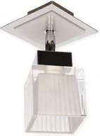 Lampy ścienne - Lemir Oxen Kinkiet , spot 1 pł. chrom + Biały O2000 K1 BIA 426 / O2000 K1 BIA - miniaturka - grafika 1