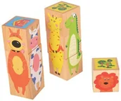 Klocki - Brimarex Drewno Drewniane KLOCKI Zwierzęta ZB-7499 - miniaturka - grafika 1