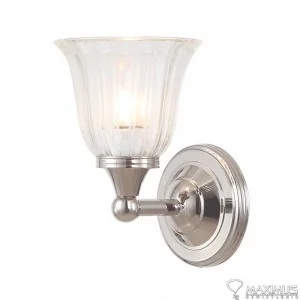 Elstead Lighting Bathroom Austen1 Polished Nickel BATH/AUSTEN1 PN Elstead kinkiet łazienkowy IP44 nowoczesny BATH/AUSTEN1 PN) - Lampy ścienne - miniaturka - grafika 3