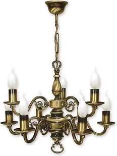 Lemir Świecznik żyrandol 9 - punktowy - Patyna 387/W9 426 / 387/W9 - Lampy sufitowe - miniaturka - grafika 3