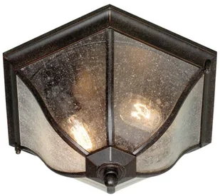 Elstead Lighting New England Flush Lantern Medium NE8/M Lampa sufitowa ogrodowa IP44 stylowa NE8/M) - Lampy ogrodowe - miniaturka - grafika 4