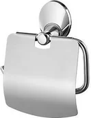 Stojaki i wieszaki na papier toaletowy - Bisk Uchwyt WC Z KLAPKĄ EMOTION 03106 - miniaturka - grafika 1
