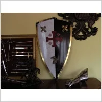 Płatnerze hiszpańscy STALOWA TARCZA KAROLA WIELKIEGO - Repliki - akcesoria Płatnerze hiszpańscy STALOWA TARCZA KAROLA WIELKIEGO - Repliki - akcesoria - miniaturka - grafika 2