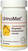 Suplementy i witaminy dla psów - Dolfos Urinomet regulator kwasowości moczu u psów 60tab - miniaturka - grafika 1