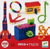 Klocki - Djeco Plastikowe magiczne klocki Deco Tress 450 sztuk - miniaturka - grafika 1