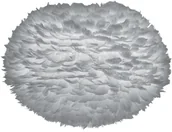 Oprawy, klosze i abażury - Vita Copenhagen Lampa z gęsich piór Eos Large Design jasnoszara 02090 - miniaturka - grafika 1