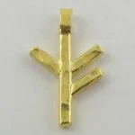 Wróżbiarstwo i radiestezja - Sotis Sigil Bezpieczeństwa Materialnego - pozłacany AgM70 - miniaturka - grafika 1