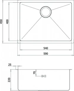 Aquasanita ENN100L - Zlewozmywaki - miniaturka - grafika 2