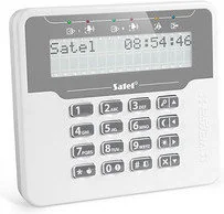 Klawiatura obsługi systemu alarmowego, LCD, wersja M, biała obudowa, do systemu Versa, Satel VERSA-LCDM-WH - Alarmy - miniaturka - grafika 2
