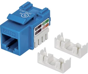 Intellinet 210546 Moduł Keystone RJ45 UTP Cat5e, Punch-Down, niebieski 210546 - Panele krosownicze - miniaturka - grafika 2