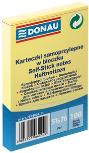 Donau BLOCZEK SAMOP.51X76 [OFERTA-STARE WB] - Etykiety samoprzylepne i bloki etykiet - miniaturka - grafika 3