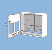 Rozdzielnie elektryczne - Karwasz Rozdzielnica uniwersalna RU-1-2L Z/O - miniaturka - grafika 1