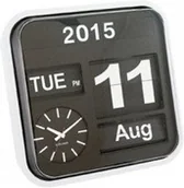 Zegary - Karlsson Zegar ścienny Big Flip KA4203 - miniaturka - grafika 1