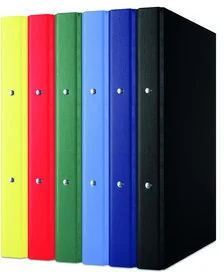 Donau segregator ringowy , PP, A4/2R/20mm, mix kolorów 3732001PL-99 - Segregatory - miniaturka - grafika 2