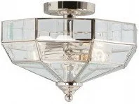 Elstead Lighting Old Park Polished Nickel OLD PARK PN Elstead Lampa sufitowa stylowa OLD PARK PN) - Lampy sufitowe - miniaturka - grafika 3