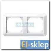 Klawisze i ramki - Merten Ramka Podwójna 389225 - miniaturka - grafika 1