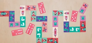 Mudpuppy Domino Księżniczka w podróżnym opakowaniu - Gry planszowe - miniaturka - grafika 4