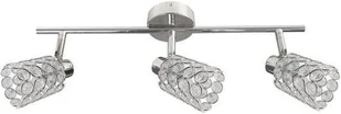 Candellux YORK listwa 3X40W G9 Chrom KRYSZTAŁKI PRZEŹROCZYSTE 93-00101 - Lampy sufitowe - miniaturka - grafika 2