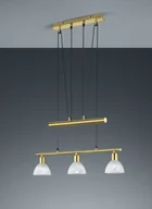Lampy sufitowe - Trio LEVISTO lampa wisząca LED Mosiądz, 3-punktowe 371010308 - miniaturka - grafika 1