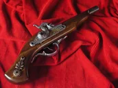 Repliki - broń - WŁOCHY NIEMIECKI PISTOLET Z ZAMKIEM KAPISZONOWYM - miniaturka - grafika 1