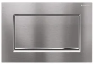 Przyciski spłukujące - Geberit Sigma 30 przycisk do wc chrom szczotk. chrom bł chrom szczotk. 115893KX1 - miniaturka - grafika 1