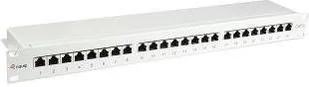 Equip PATCH PANEL 24 PORT 1U KAT.6 EKRANOWANY SZARY SPEQOKEP0110 - Kable miedziane - miniaturka - grafika 3