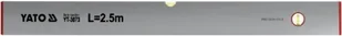 Łata murarska pion / poziom YATO, 250 cm, 3073 - Poziomice, łaty, miary - miniaturka - grafika 3