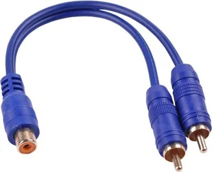 Kabel 1 X Rca Gniazdo - 2 Wtyki Rca 0.2M - Kable komputerowe i do monitorów - miniaturka - grafika 2