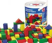 Klocki - Heros Kolorowe klocki drewniane 50151 - miniaturka - grafika 1