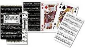 Gry karciane - Piatnik Karty 1247 Music single decks white - miniaturka - grafika 1