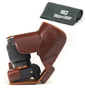 Akcesoria fotograficzne - MegaGear megagear "EVER Ready" ochronny ze skóry na aparat, worek na II Sony Alpha a7, A7r II, i A7S II with 28  70 MM kompaktowy system filtr do aparatu, ciemnobrązowy MG525 - miniaturka - grafika 1