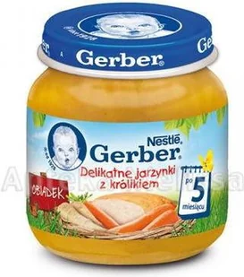 Gerber Obiadek - delikatne jarzynki z królikiem po 5 miesiącu - Dania dla dzieci - miniaturka - grafika 2