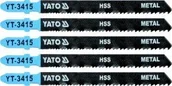 Akcesoria do elektronarzędzi - Yato brzeszczot do wyrzynarek typ t, 24-10 tpi, do metalu, 5 szt YT-3415 - miniaturka - grafika 1