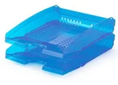 Półki na dokumenty - Durable Tacka na dokumenty TREND A4 niebieska transparentna - miniaturka - grafika 1