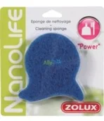 Filtry akwariowe i akcesoria - Zolux Gąbka Do Czyszczenia Akwarium Niebieska - miniaturka - grafika 1