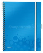 Szkolne artykuły papiernicze - Leitz Notatniki WOW Niebieski - miniaturka - grafika 1