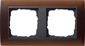 Klawisze i ramki - Gira EVENT BRĄZ/ANTRACYT Ramka X2 0212 13 - miniaturka - grafika 1