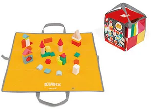 Janod Klocki drewniane z matą do zabawy Kubix 40 sztuk Janod_klocki_drewniane_kubix_40 - Klocki Janod Klocki drewniane z matą do zabawy Kubix 40 sztuk Janod_klocki_drewniane_kubix_40 - Klocki - miniaturka - grafika 2