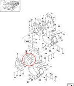 Części i akcesoria do maszyn rolniczych - CNH BĘBEN DOMŁACAJĄCY PRZENOŚNIKA KŁOSOWEGO LH NEW HOLLAND 89509685 - 84607291 - miniaturka - grafika 1