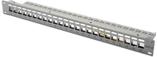 Digitus Patch panel 19 24 porty Keystone, bez modułów, półka (DN-91410) - Patchcordy - miniaturka - grafika 3