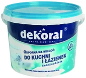 Farby olejne i specjalne - Dekoral Farba Akrylowa  Maleinak Plus Do Kuchni I Łazienek Biały Pojemność 1 L - miniaturka - grafika 1