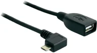 Kable USB - Delock Kabel USB 2.0 83271 [1x Złącze męskie micro-USB 2.0 B 1x Złącze żeńskie USB 2.0 A] 0.50 m czarny - miniaturka - grafika 1