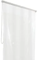 Zasłony prysznicowe - Kleine Wolke 3321109747 roleta prysznicowa do małej kasety, biała, wymiary 128 x 240 cm, - miniaturka - grafika 1