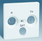 Klawisze i ramki - Simon KONTAKT - Pokrywa gniazda antenowego R-TV-SAT - 82 82037-38 - miniaturka - grafika 1