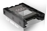 Obudowy i kieszenie na dyski twarde - Icy Dock Kieszeń Uchwyt ma 2x dyski 2.5" w zatoce 3.5" EZ-Fit Lite MB290SP-B MB290SP-B - miniaturka - grafika 1