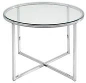 Ławy i stoliki kawowe - Actona Stolik Kawowy Cross III transparentny - 0000066496 - miniaturka - grafika 1